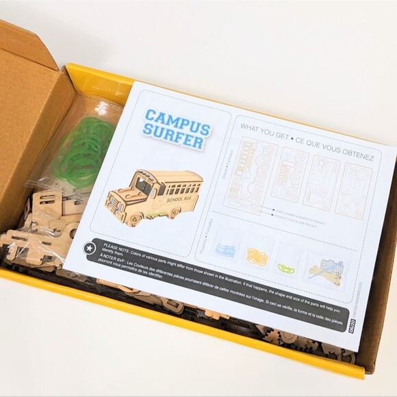 Smartivity Stem Wheels DIY Campus Surfer Bus Engineering Craft - Picture 6 of 10